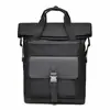Mochila para Hombre Estilo Nuevo Casual Impermeable con Cierre Enrollable Gran Capacidad Bolsa para Computadora de Negocios Bolsa de Viaje para Viajes de Negocios