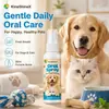 O Spray de Limpeza Oral para Pets KineShineX é adequado tanto para cães quanto para gatos, proporcionando cuidados dentários diários para ajudar a refrescar o hálito e reduzir o mau hálito.