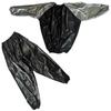 Faixa Decorativa Prata Conjunto de Moletom Moda Preto PVC Roupa de Sauna Emagrecimento Modelagem Corporal Esportes Suor Atacado