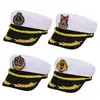 2025 Nuevo Primavera y Verano Fiesta de Rendimiento Escenario Yates Gorra Azul Marino Marinero Capitán Exterior Gorra para el Sol