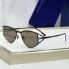 Gafas de Sol de Moda Sierra Transfronterizas Europeas y Americanas Estilo Lujo Silencioso Myk Home Vacaciones Ovaladas Sencillas para Fiesta para Hombres y Mujeres