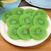 Modelo de Bloque de Fruta Simulada Fresa Plátano Manzana Mango Pitahaya Cubitos Partículas de Kiwi Amarillo Adornos Accesorios de Comida y Juego