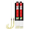 Manga dourada sem espinho Espinho finalizado linha secundária anzol duplo muito pequeno 0.80.5 espigas de trigo branco amarradas com anzol pequeno Jinhaixi