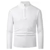2026 Moda Masculina Transfronteriza Otoño/Invierno Suéter de Punto Pulóver de Media Cremallera Suéter Polo Suéter de Punto Casual de Manga Larga
