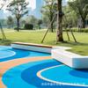 Asiento Exterior de GRC Terrazzo Piedra Tyco Taburete UHPC Hormigón Personalizado Fibra de Vidrio Árbol Piscina Silla de Ocio