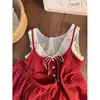Pijama de Camisola Floral de Encaje Dulce y Festivo para Niñas, Nuevo Set de Ropa de Casa con Shorts Talla Grande Primavera 2026
