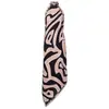 Comércio Exterior Transfronteiriço 2026 Novo Estilo Europeu e Americano Estampado Slim-Fit Sexy Costas Nuas Sem Mangas Estampa de Zebra Decote Halter Vestido