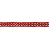 Ventas Directas de Fábrica Exportación Accesorios de Cincha para Ropa Calzado y Sombreros Encaje Decorativo Cincha Estilo Étnico Rojo Encaje de Código de Barras Pequeño