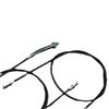 Nuevo cable de freno eléctrico estándar nacional, cable de freno de tambor delantero y trasero, adecuado para batería de coche con cuchillo aimayadi.