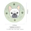 Porta-copos de cerâmica com tema de animais de estimação, resistentes ao calor e anti-escaldantes, com designs de gato, Shiba Inu e Bichon Frisé, decoração criativa para casa e opções de atacado