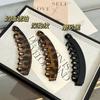 Popular Transfronterizo Pinza de Plátano Esmerilada para PC Clip Vertical Elegante Herramienta para Fijar Cola de Caballo Alta Pinza de Garra Pinza para el Cabello Pinza de Tiburón Venta al por Mayor
