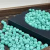 Pulseira de Contas Dupla Flor de Lótus Turquesa Magnesita Acessórios Contas Soltas Contas de Colar Joias Diy353