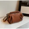 Bolso de mano versátil retro popular de nicho transfronterizo para mujer 2026 nueva moda bolso de hombro cruzado de cuero suave tipo almohada