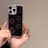 Estrellas de Pedrería Elegantes para Funda de Teléfono Móvil Iphone16Promax Apple 15Pro Simple 14 Japonés y Coreano 13