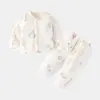 Conjunto de Algodón para Bebé Ropa de Algodón para Bebé Pantalones de Algodón 120g Acolchado Engrosado Ropa de Casa Otoño Invierno Ropa Interior Ropa Separada