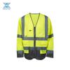 Chaleco de Seguridad Reflectante de Manga Larga Aoke Chaleco de Seguridad Reflectante Sitio de Construcción Seguridad Vial