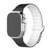 Adecuado para Correas de Reloj iWatch, Correas de Reloj Apple S10S9, Correas de Reloj de Silicona Magnéticas en Forma de I, Generación Watch876543 Se