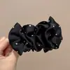 Accesorio para el pelo de coleta alta, pinza de torsión, pinza banana de lunares, pinza de garra, pinza para el pelo de alta gama y exquisita para otoño/invierno para mujer