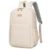 Atacado Moda 2026 Bolsa para Laptop Feminina, Mochila Feminina com Airbag Hexagonal, Sensação de Alto Padrão para Estudantes Universitários, Mochila para Laptop de 14 polegadas