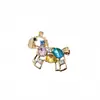 Broche de Ano Novo de 2026 para Meninas, Acessórios de Roupa Fofos do Ano do Zodíaco, Decorações de Feriado, Broche de Liga, Alfinete Versátil