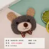 Suministro directo en el lugar Oso de terciopelo de peluche dulce lindo pequeño animal accesorios de joyería productos semiacabados DIY fabricantes al por mayor