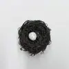 Ninho de Pássaro de Rattan Sintético, Pequeno Ninho de Pássaro, Enfeites de Ninho de Pássaro Tecidos à Mão, Suprimentos para Decoração de Páscoa, Ovos de Codorna, Ovos de Pássaro