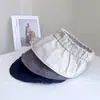 Sombrero de Copa Vacío Ligero Transpirable con Pliegues Estilo Coreano para Mujer Verano Casual Versátil Protección Solar Sombrero para el Sol Sombrero para el Sol para Viajes al Aire Libre