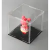 Caja de Exhibición Acrílica Transparente Montada Modelo Cubierta de Polvo de Vidrio Bloques de Construcción de Juguete Gundam Lego Caja Ciega Dibujos Animados