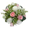 Simulación transfronteriza columna romana bola de rosa flor guía arreglo floral decoración suministros de boda flor guía decoración corona al por mayor