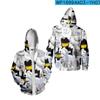 Sudadera con capucha y cremallera 3D transfronteriza nueva Roblox Forsaken Gubby Fashion