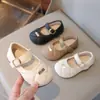 Zapatos de Cuero para Niños 2026 Primavera y Otoño Estilo Nuevo Zapatos para Niñas Zapatos de Princesa para Niñas Suela Suave Zapatos para Bebés Mocasines Zapatos Individuales