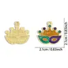 Accesorios para Joyería DIY Cruzados Venta al por Mayor Serie Baile de Carnaval Colgante de Aceite Goteado Collar Llavero Colgante de Aleación
