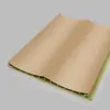 Painéis de grade madeira-plástico com veios de madeira maciça, grade de fibra de bambu-madeira, painel de fundo de TV sem pintura, painéis pequenos da Grande Muralha, painéis de proteção de parede, grade