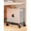 Suporte para Gabinete de Computador de Mesa com Rodízios Suporte para Gabinete Base Elevatória para Escritório Casa Bandeja Prateleira de Armazenamento