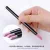 Ferramentas de Manicure Polimento Cerâmica Quartzo Caneta Raspador de Unha para Remover Pele Morta Empurrador Caneta de Gravação Lixa de Polimento Fina para Superfície da Unha
