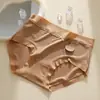 Calcinha Feminina de Seda Gelo 7A, Macia, Modeladora, Cobre o Quadril, Confortável, Fina, Sem Marcas, Respirável, Amiga da Pele, Cintura Média