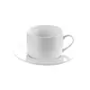 Fábrica de Origen Taza de Café de Cerámica de Aviación Blanca Plato de Restaurante Vajilla Hotel Exclusivo Simple Venta al por Mayor Uso Doméstico Transfronterizo