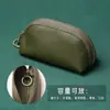 Estuche para Llaves Portatarjetas de Gran Capacidad Capa Superior Billetera de Piel de Vaca Estuche de Cuero para Llave de Coche Universal 21 Nuevo Estilo Bolsa Tipo Empanada Negra