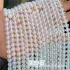 Piedra Natural Cuentas Redondas Gama Alta Turmalina Calcedonia Ágata Cuentas Sueltas Cuentas para Hilo Pulsera Joyería DIY Accesorios Hilo de Mano Cuentas