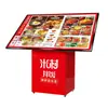 Centro Comercial Entrada de Tienda Menú de Catering Exhibidor Publicitario Pantalla Grande de Pie Pantalla LED Iluminada Mostrador de Pedidos Caja de Luz para Menú