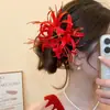 Coleção de Presilhas de Cabelo Florais Estilo Feriado! Novos Presilhas Laterais Estilo Chinês com um Toque Vintage, Acessórios de Cabelo Super Delicados para Fotos