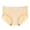 Calcinhas de Modal Respiráveis Confortáveis Sem Costura para Mulheres, Tanga Listrada Leve Estilo Japonês de Cintura Média Que Cobre os Quadris
