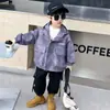 Jaqueta Masculina Primavera e Outono 2026 Novo Estilo Casual Estilosa Infantil Leve Corta-vento Jaqueta Corta-vento com Capuz Masculina Fashion