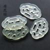 Xiuyu - Colgante con candado de loto hueco, accesorios para collar DIY