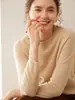 Suéter Base de Punto Holgado de Cachemir Raglán para Mujer con Cuello Redondo Otoño/Invierno 2026