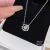 Nuevo Collar de Gatito Dulce y Juguetón para Mujer, Diseño de Nicho de Lujo Ligero, Colgante de Corazón Palpitante, Cadena de Clavícula Simple y Versátil