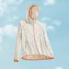 Ropa de protección solar para exteriores UPF100+ protección UV ultraligera seda de hielo transpirable unisex chaqueta para la piel con capucha