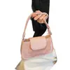 Bolso Personalizado de Luna Creciente Plateada para Mujer Modelo Nuevo 2025 Bolso de Hombro Cruzado Bolso de Mano Bolso de Luna Creciente Plateado
