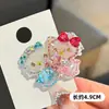 Pinza Coreana Nueva de Pedrería para Cabello de Gato Pinza de Pico de Pato Dibujos Animados Corazón de Niña Kt Gato Pinza Lateral Pinza Lateral para Flequillo Accesorios para el Cabello para Mujeres