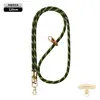 Cordón de alta gama original para teléfono móvil de 8 MM resistente para colgar en el cuello ajustable para exteriores anti-pérdida cuerda trenzada para muñeca dorada